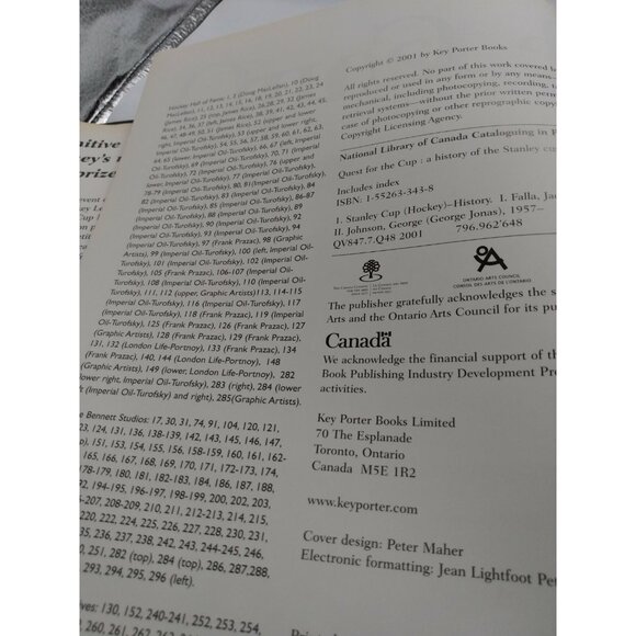 Quest for the Cup  1893 - 2001 History of Stanley Cup Finals - Jack Falla - Picture 4 of 11